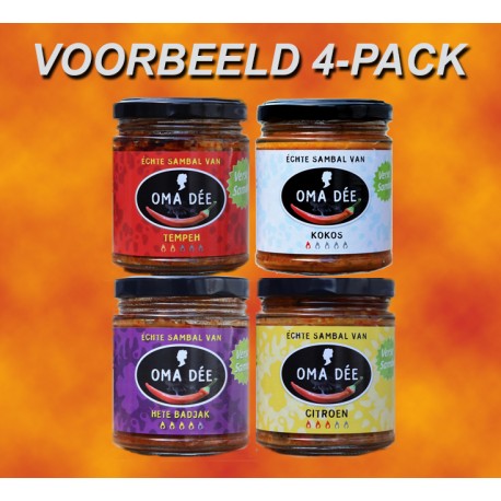 3x 4-PACK SAMBAL ABONNEMENT